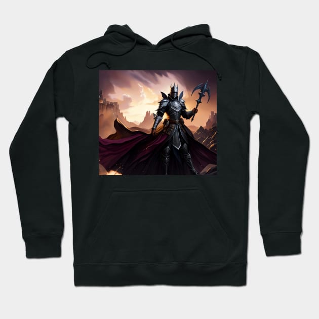 The Defender of the Castle Hoodie by David Kincaid Art